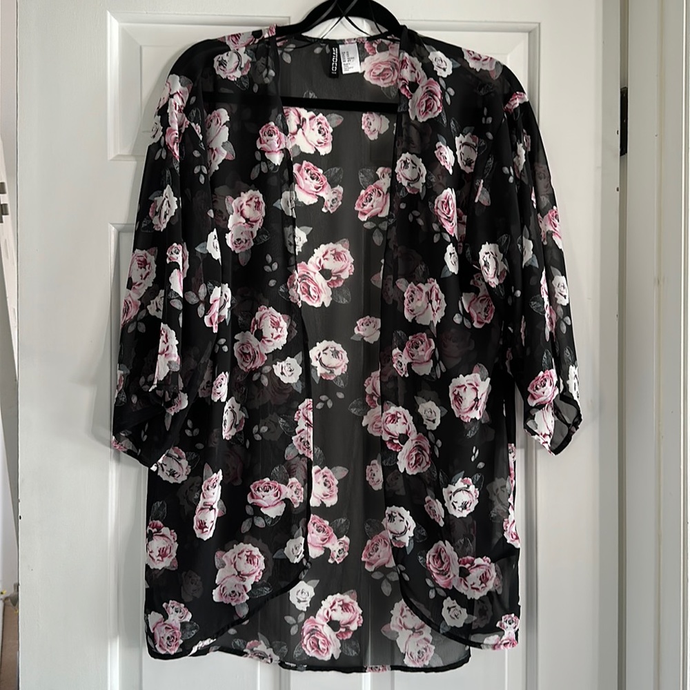 H&M Divided Rose Kimono